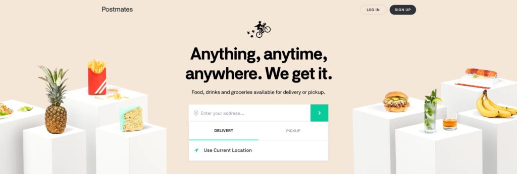 Postmates / API対応もしているオンデマンドの宅配サービス | earthkeylab