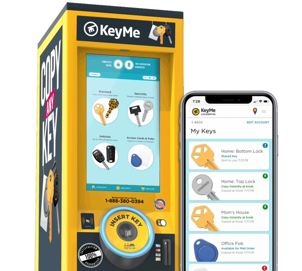 AI搭載のキオスク端末と全米ネットワークで鍵のトラブルを解決する米国企業KeyMe Locksmithsを解説。Discover KeyMe ...